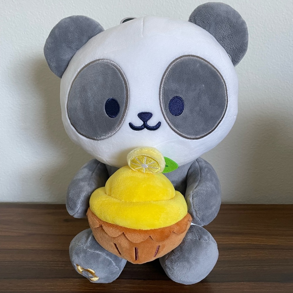Anirollz Pandaroll 12 Inch Panda Holding Lemon Cupcake Plush Round1